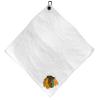 TG Team Golf NHL Team Golf NHL Microfiber Towel - 15" X 15" (White) with Carabiner Clip, Premium Microfiber with Deep Waffle Pockets- Superior Water Absorption and Quick Dry Golf Cleaning Towel view 1