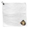 Team Golf NCAA WESTPOINT - Army Microfiber Towel - 15" X 15" (White) with Carabiner Clip, Premium Microfiber with Deep Waffle Pockets - Superior Water Absorption and Quick Dry Golf Cleaning Towel view 1