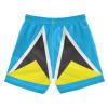 Aflyko Patriot Board Shorts Flag of Saint Lucia Boys Girls Swim Trunk Kid Beach Swimwear Bathing Suit view 2
