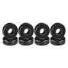 SUOFEILAIMU 8pcs 608RS Professional Skateboard Double Warp Longboard Bearing Board Roller Skates High Speed Bearings ABEC-11 (Color : Black) view 1