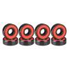 SUOFEILAIMU 8pcs 608RS Professional Skateboard Double Warp Longboard Bearing Board Roller Skates High Speed Bearings ABEC-11 (Color : Red) view 1