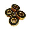 SUOFEILAIMU 10PC 608 2RS Gold Ring Longboard Skateboard Inline Skate Bearings 8x22x7mm view 1