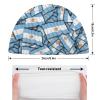 Argentina Flag Swimming Cap, Shower Cap for Adults and Children with Long Hair to Keep Hair Dry Hats view 2