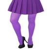 Lastclream High Waisted Tights for Women Cosplay Costume Stockings 80 Denier Semi Opaque Pantyhose Full Footed (Purple) view 2