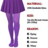 Lastclream High Waisted Tights for Women Cosplay Costume Stockings 80 Denier Semi Opaque Pantyhose Full Footed (Purple) view 4