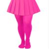 Lastclream High Waisted Tights for Women Cosplay Costume Stockings 80 Denier Semi Opaque Pantyhose Full Footed (Hotpink) view 1