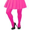 Lastclream High Waisted Tights for Women Cosplay Costume Stockings 80 Denier Semi Opaque Pantyhose Full Footed (Hotpink) view 2