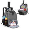 DSLEAF Tennis Backpack for 2 Rackets, Tennis Bag with Separate Ventilated Shoe Space for Tennis/Pickleball/Badminton/Squash Racquet and Accessories view 1