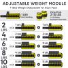 APEXUP 10lbs/Pair Adjustable Ankle Weights for Women and Men, Modularized Leg Weight Straps for Yoga, Walking, Running, Aerobics, Gym, Physical Therapy (Yellow) view 4