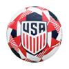 Icon Sports Official Licensed U.S. Soccer Regulation Sized Soccer Ball | White Prism view 1