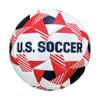 Icon Sports Official Licensed U.S. Soccer Regulation Sized Soccer Ball | White Prism view 2