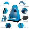 BRIAN & DANY Pop Up Shower Tent, Portable Changing Tent with Rain Shelter & Windows, Privacy Camping Tent for Hiking Beach, UPF 50+ & Waterproof, 47.2" x 47.2" x 74.8", Blue view 3
