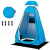 BRIAN & DANY Pop Up Shower Tent, Portable Changing Tent with Rain Shelter & Windows, Privacy Camping Tent for Hiking Beach, UPF 50+ & Waterproof, 47.2" x 47.2" x 74.8", Blue view 4