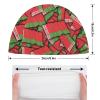 Belarusian Flag Swimming Cap, Shower Cap for Adults and Children with Long Hair to Keep Hair Dry Hats view 2