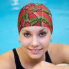 Belarusian Flag Swimming Cap, Shower Cap for Adults and Children with Long Hair to Keep Hair Dry Hats view 4
