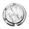Bosketo Foldable Purse Hook Womens Bag Table Hanger Collection Desk Hooks for Purse (1pack White Marble Hook) view 1