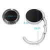 Bosketo Foldable Purse Hook Womens Bag Table Hanger Collection Desk Hooks for Purse (1pack White Marble Hook) view 2