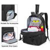 DSLEAF Tennis Backpack for 2 Rackets, Tennis Bag with Separate Ventilated Shoe Space for Tennis/Pickleball/Badminton/Squash Racquet and Accessories view 2
