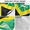 Aflyko Patriot Boys' Board Shorts Jamaica Flag Swim Trunk Girls Bathing Suit Little Kid Swimwear view 4