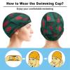 Bangladesh Flag Swimming Cap, Shower Cap for Adults and Children with Long Hair to Keep Hair Dry Hats view 3