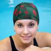 Bangladesh Flag Swimming Cap, Shower Cap for Adults and Children with Long Hair to Keep Hair Dry Hats view 4