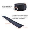 ATENTO 2 Pairs Ankle Strap for Cable Machine, Comfortable Padded Ankle Wrist Cuffs for Kickbacks, Glutes Workout & Lower Body Exercises, Adjustable & Breathable Ankle Straps for Women & Men (Black) view 2