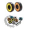 SUOFEILAIMU 608 2RS Professional Double-Warped Skateboard Bearings 40PCS Colorful Four-Wheel Skateboard Bearings Random Color view 2