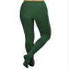 Lastclream High Waisted Tights for Women Cosplay Costume Stockings 80 Denier Semi Opaque Pantyhose Full Footed (Dark Green) view 3