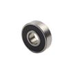 SUOFEILAIMU 10PCS 608 2RS Chrome Steel Ring with White ZrO2 Ceramic Balls Longboard Inline Skate Skateboard Bearings view 3