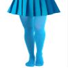 Lastclream High Waisted Tights for Women Cosplay Costume Stockings 80 Denier Semi Opaque Pantyhose Full Footed (Blue) view 1