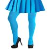 Lastclream High Waisted Tights for Women Cosplay Costume Stockings 80 Denier Semi Opaque Pantyhose Full Footed (Blue) view 2