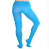 Lastclream High Waisted Tights for Women Cosplay Costume Stockings 80 Denier Semi Opaque Pantyhose Full Footed (Blue) view 3