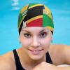 Barbados & ST Kitts Flag Swimming Cap, Shower Cap for Adults and Children with Long Hair to Keep Hair Dry Hats view 4