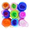 GSHLLO 12 Pcs Gradient Dance Scarves Retro Neck Scarves Square Juggling Scarves Magic Trick Scarves Colorful Performance Scarves