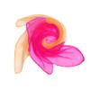 GSHLLO 12 Pcs Gradient Dance Scarves Retro Neck Scarves Square Juggling Scarves Magic Trick Scarves Colorful Performance Scarves view 3
