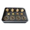 SUOFEILAIMU 8PCS 608RS Longboard Skateboards Inline Roller Skates Bearing P5 Titanium-Plated Integral Shaft Bearings 8x22x12.6mm view 1