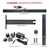 ONE80 ILLUMINA Dartboard Lighting System, Minimum Shadow and Clear Vision Design, Natural Sunlight Effect, Dartboard and Surround NOT Included view 3