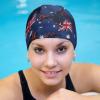 Australian Flag Swimming Cap, Shower Cap for Adults and Children with Long Hair to Keep Hair Dry Hats view 4