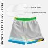 Aflyko Patriot Board Shorts Flag of Tanzania Boys Girls Swim Trunk Kid Beach Swimwear Bathing Suit view 3