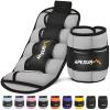 APEXUP 10lbs/Pair Adjustable Ankle Weights for Women and Men, Modularized Leg Weight Straps for Yoga, Walking, Running, Aerobics, Gym, Physical Therapy (Grey) view 1