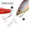 GRFIT Fishing Pliers 20pcs Soft Lure Bait Spring Fishing Screw Fishing Accessories Crank Hook Centering Pin Shallow Rigging for Hard Baits Fishing Quick Knot Tool view 4