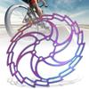 Stainless Steel Electroplating Color Dazzling Hollow Ultralight Bike Disc Brake Bicycle Accesso(160mm),Bicycle Disc, Bicycle Disc,Stainless Steel Electroplating Color Bicycle Disc Bike Hollow Dis view 2