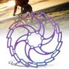 Stainless Steel Electroplating Color Dazzling Hollow Ultralight Bike Disc Brake Bicycle Accesso(160mm),Bicycle Disc, Bicycle Disc,Stainless Steel Electroplating Color Bicycle Disc Bike Hollow Dis view 3