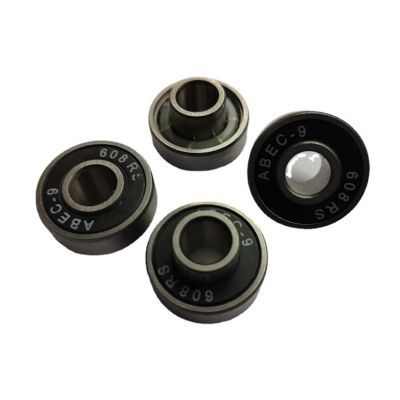 SUOFEILAIMU 16pcs 608RS Skateboard Inline Roller Skates Drift Board Longboard Bearing ABEC-9 P5 Integral Shaft Bearings 8x22x12.6mm