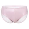 YONGHS Men Micro Bikini Briefs Metallic Sissy Bulge Pouch Panties Smooth Thongs Crossdress Underwear Pink 3X-Large view 1