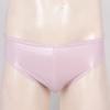 YONGHS Men Micro Bikini Briefs Metallic Sissy Bulge Pouch Panties Smooth Thongs Crossdress Underwear Pink 3X-Large view 3