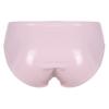 Hedmy Men Shiny Glossy Sexy Bulge Pouch Panties Gay Underwear Bikini Briefs Thongs G-String Swimsuit Pink 3X-Large view 2