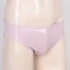 Hedmy Men Shiny Glossy Sexy Bulge Pouch Panties Gay Underwear Bikini Briefs Thongs G-String Swimsuit Pink 3X-Large view 4