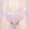 Loloda Men Shiny Liquid Metallic Underwear Bikini Swimsuit Bulge Pouch Swim Trunks Pink 3X-Large view 3