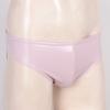 Loloda Men Shiny Liquid Metallic Underwear Bikini Swimsuit Bulge Pouch Swim Trunks Pink 3X-Large view 4